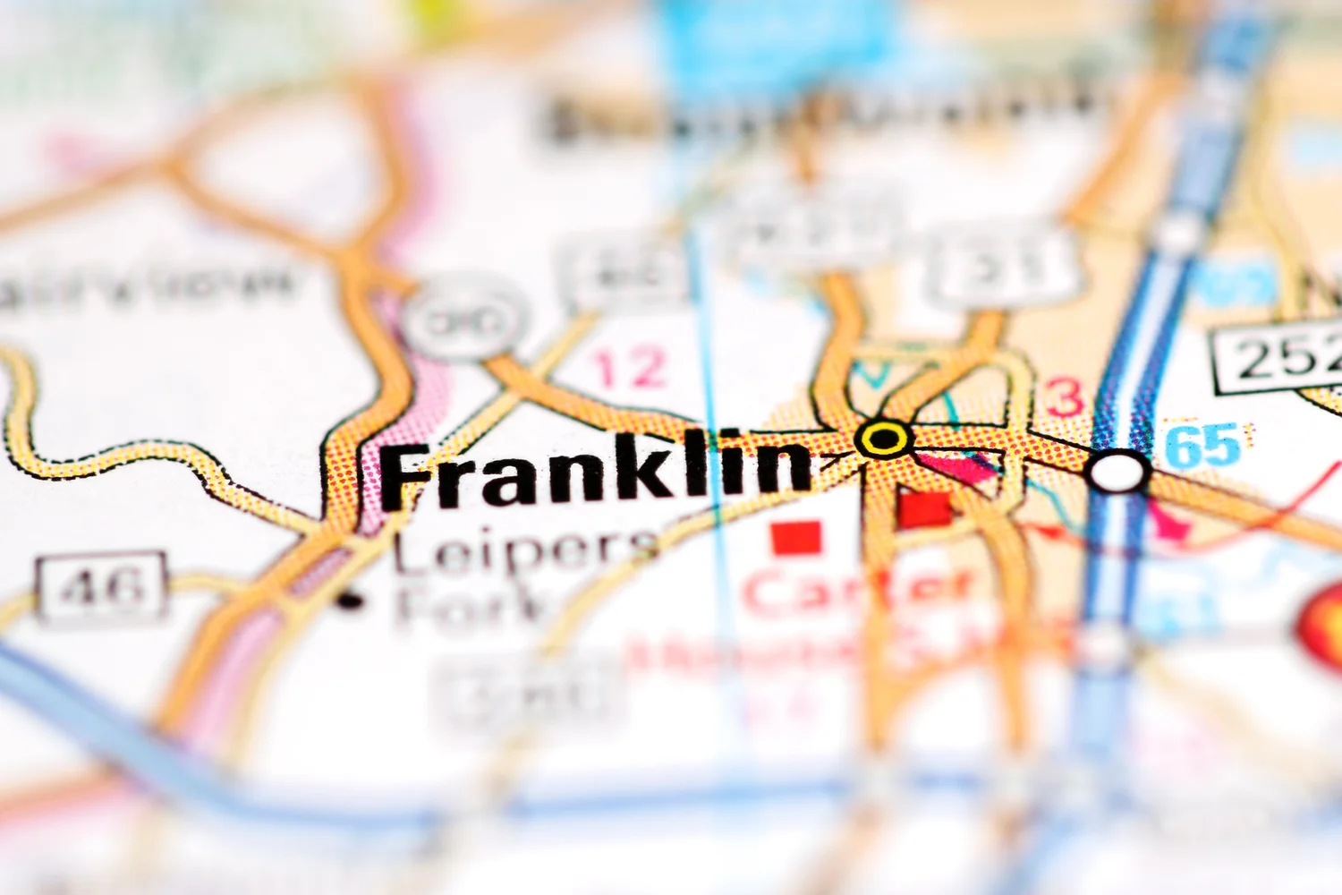 Franklin, TN Map